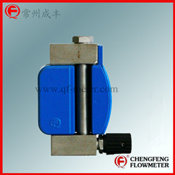 LZWB series  high accuracy tiny metal tube flowmeter high anti-corrosion [CHENGFENG FLOWMETER]  Chinese professional manufacture easy & light control valve